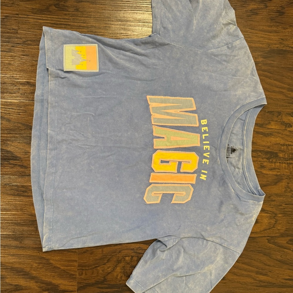 Disney Believe in Magic Cropped Tee